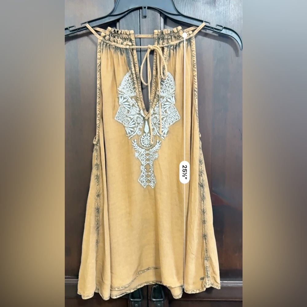 O’Neill Vintage Embroidered Mineral Wash Tank Top PAC SUN size Small Y2K Surfer - Picture 9 of 9